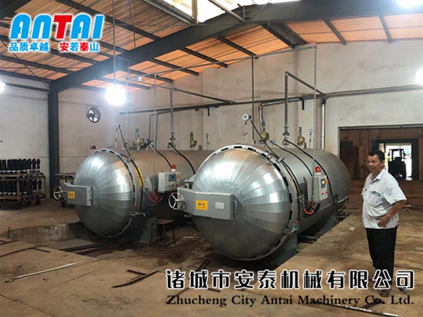 廣西手套硫化罐使用現(xiàn)場(chǎng)